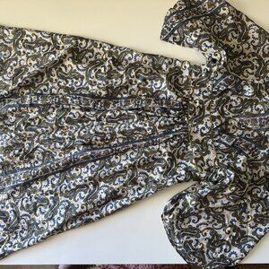 Baum und Pferdgarten Green Paisley Dress Size Medium